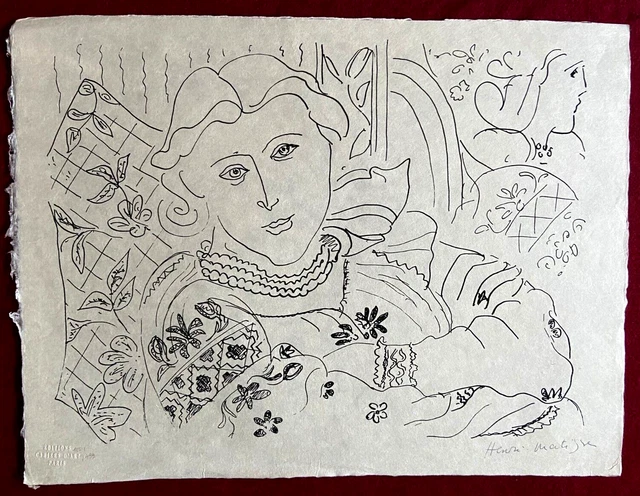 Henri MATISSE - Végétaux, Lithographie signée c. 1956 - Art Moderne