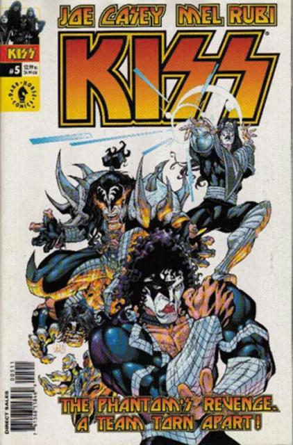 KISS	M	6272	COMIC - KISS N.05 - by JOE CASEY- 32 pages 17x26cm - USA 2003