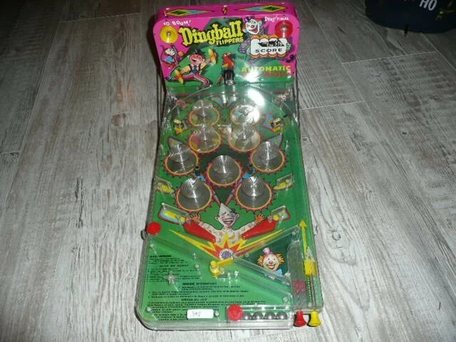 Flipper électrique DING-BALL France Jouets - Années 50-60 - Vintage En état De Marche