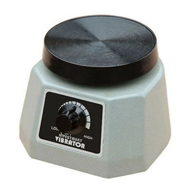 Dental Lab Vibrator Oscillator Shaker Round 4" Inch Table Variable Speed 100W