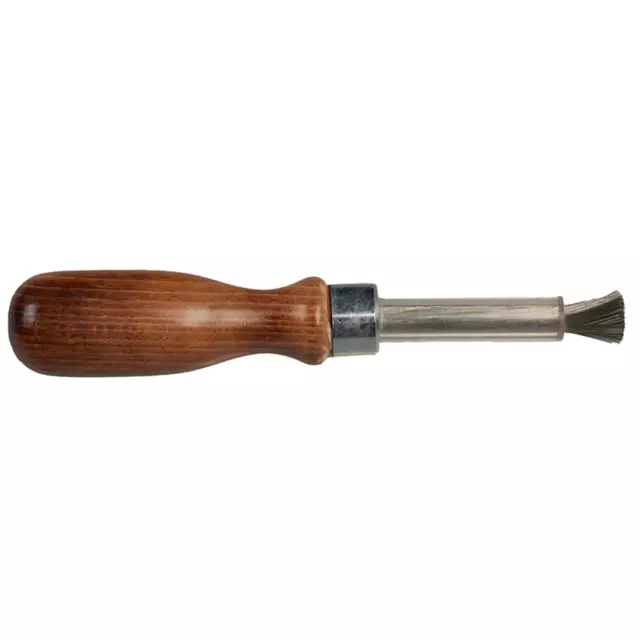 Acier Rayure Brosse Résistant Avec Bois Poignée Nettoyage Rouillé Métal Bijoux