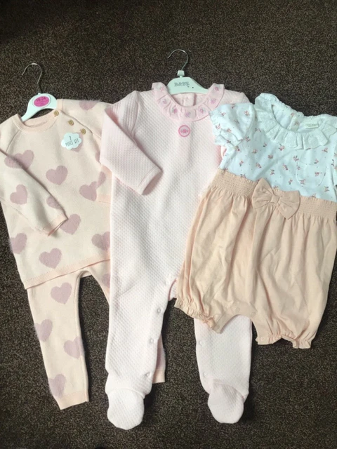 Bundle of baby girls warm winter clothes x 3 size 12-18 months 18-24 months New