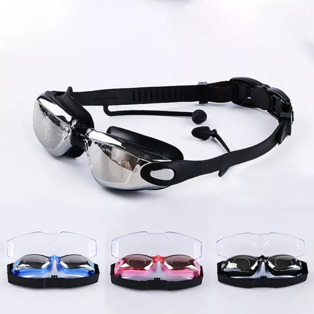 Myopia Swimming Goggles Diving Goggles Prescription  Leakproof Anti-fog Glasses