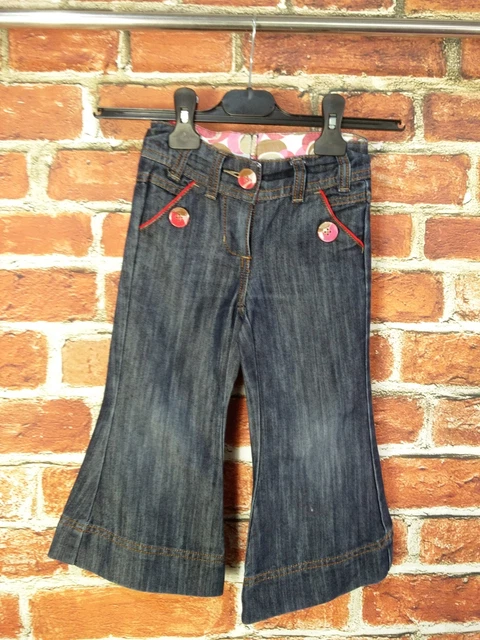 Pacchetto Gonna Jeans Ragazze Età 2-3 Anni River Island Next Set Denim Check 98Cm 4