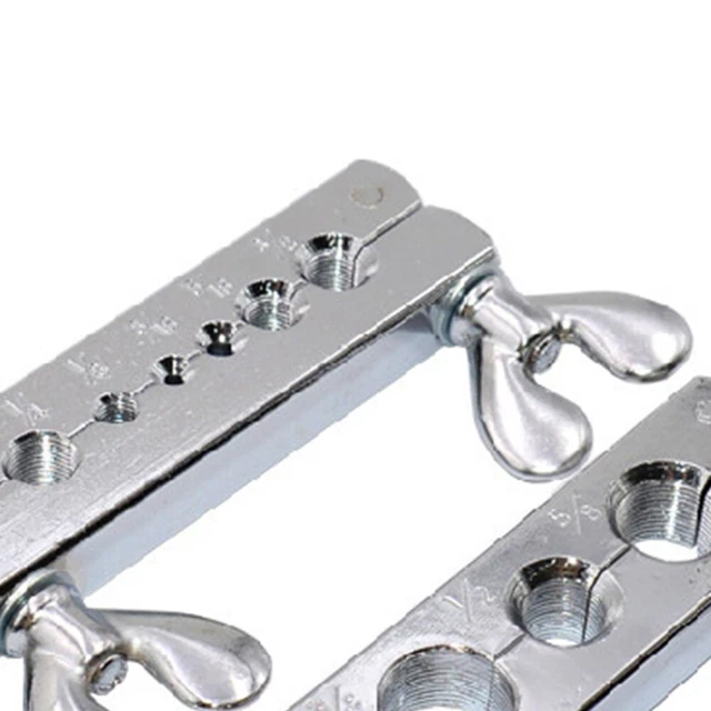 Kit Outils Évasement Tuyaux Freins TOOSOAR - Pince à Sertir Et Cintrer Avec Ligne Acier 7.6m
