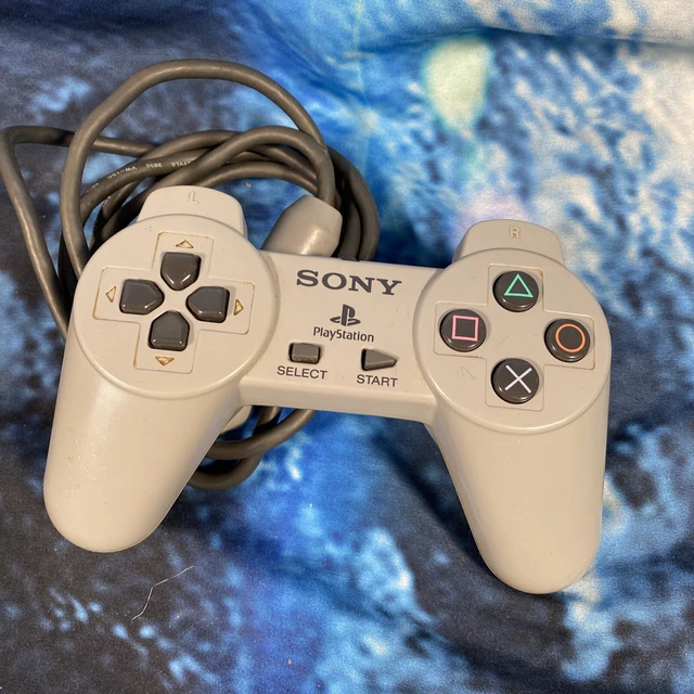 Official Sony PlayStation 1 PS1 Grey Analog Controller SCPH-1080