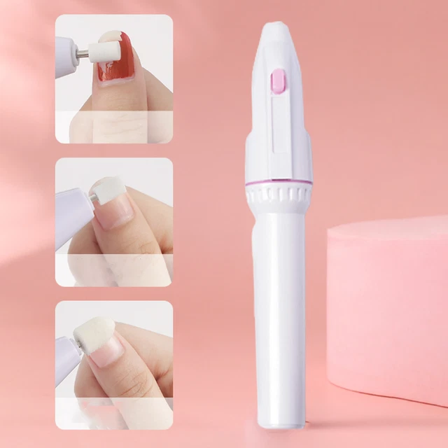 Trapano unghie 5 teste trapano elettrico manicure basso rumore bianco