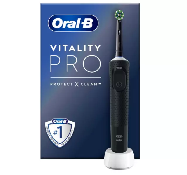 Oral-B Vitality Pro D103 elektrische Zahnbürste Box Black lange Akkulaufzeit