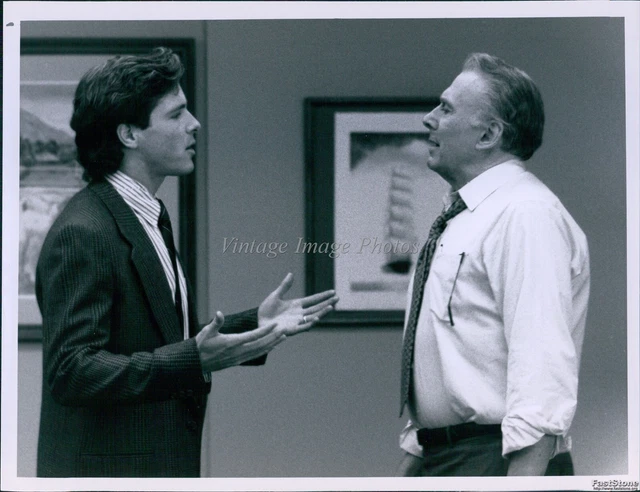 1988 Richard Kiley David Oliver Clash On A Year In The Life Television Photo 7X9