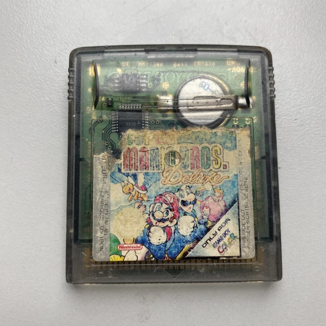 SUPER MARIO BROS Deluxe Game Boy Color Game 1999 Scatola Inserti