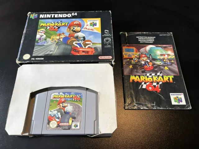 Mario Kart 64 - Nintendo 64 N64 Pal - Boxed With Instructions - Tested