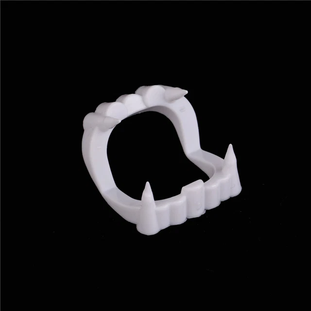 1PCS HALLOWEEN BLOODY Party Vampire Fake False Teeth Tooth Denture Cost