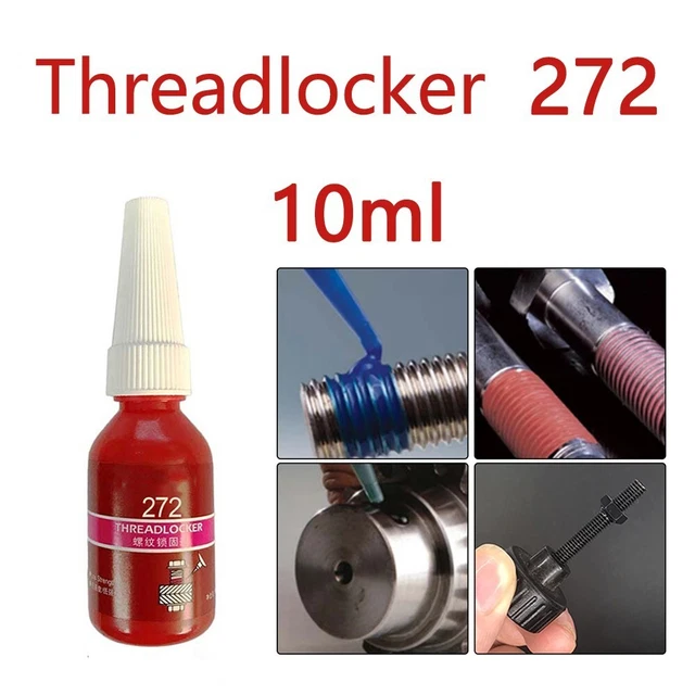 10ml High Strength Threadlocker Red Threadlocker Adhesive 272 For Locking Screw