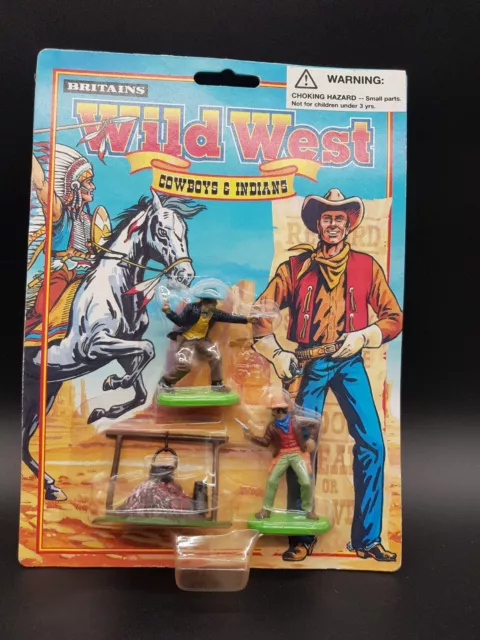 britains deetail cowboys blister new wild west 1:32 toysoldiers