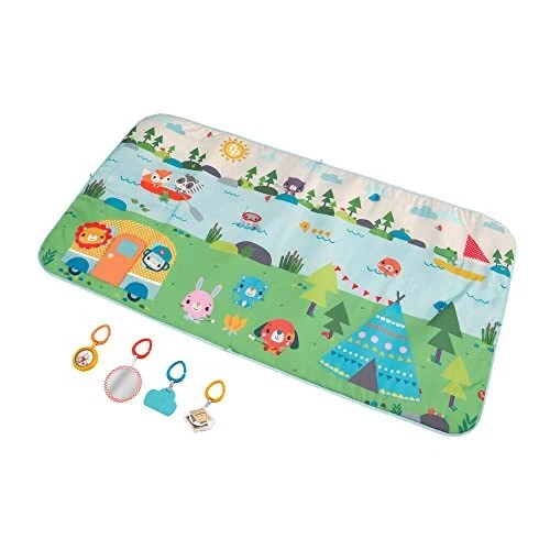 Extra Big Adventures Play Mat, 60-inch Long Activity mat with Toys for Newbor...