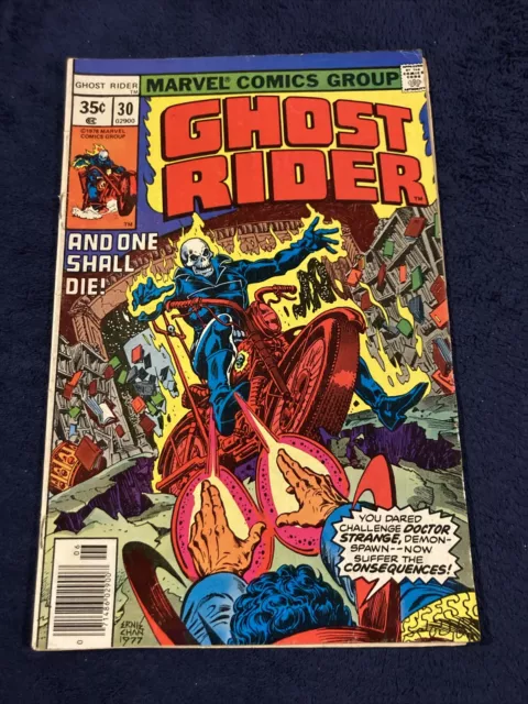 Ghost Rider 🔥 Bronze Age Lot Of 7 Comics Mid Grade. Issues 30,28,26,25,24,22,21