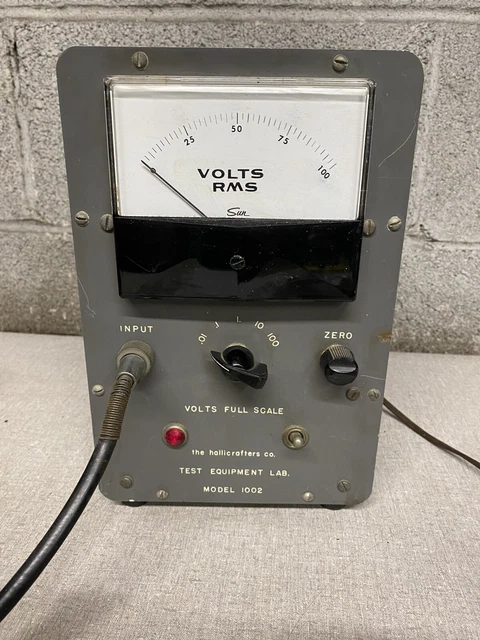 HALLICRAFTERS Volts RMS Tester Test Equipment Tube￼