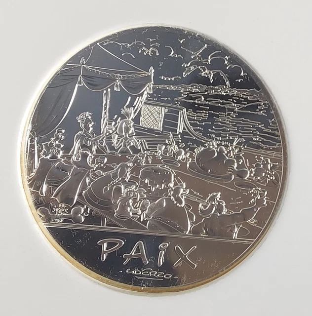 Pièce 1,5 Euro Argent BE France 2007 Astérix Le Banquet, Rare (2994 Ex.)