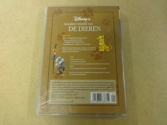 DVD / WONDERE Wereld Van De Dieren - Leeuwen & Apen ( Disney ) EUR 5,99