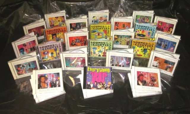 Very Nice! TIME LIFE 30 cd Lot Sounds Of The 80s Eighties Set Collection