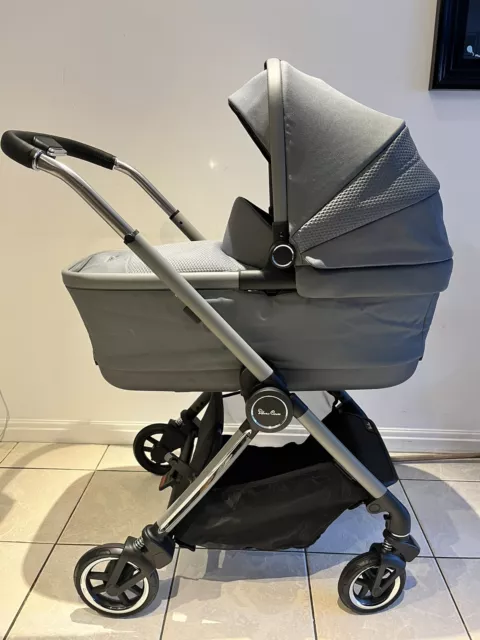 🌷 Silver Cross Dune Glacier Pram With Carrycot - Free UK Delivery 🌷