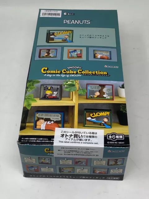 Re-Ment Peanuts Comic Cube Collection A day in the life of SNOOPY Complete BOX