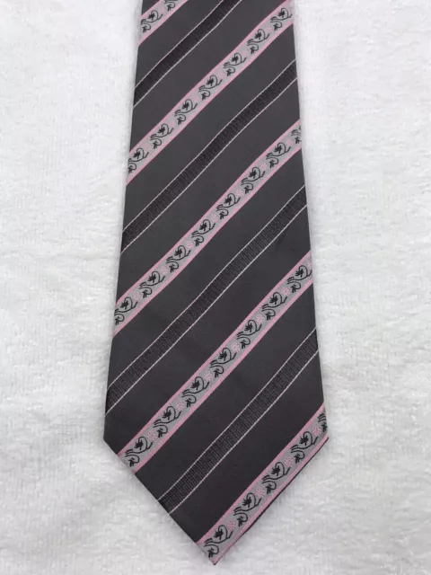 GIORGIO ROSSINI Tie Multicoloured Handmade Woven Silk Diagonal Striped Mens
