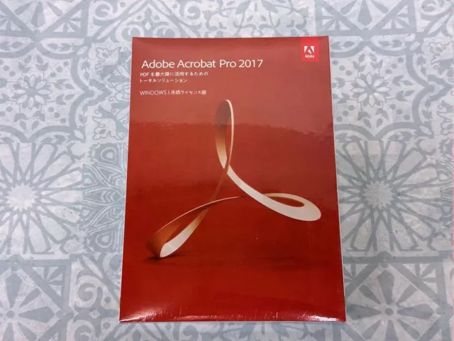 Adobe acrobat pro 2017 Perpetual License Windows