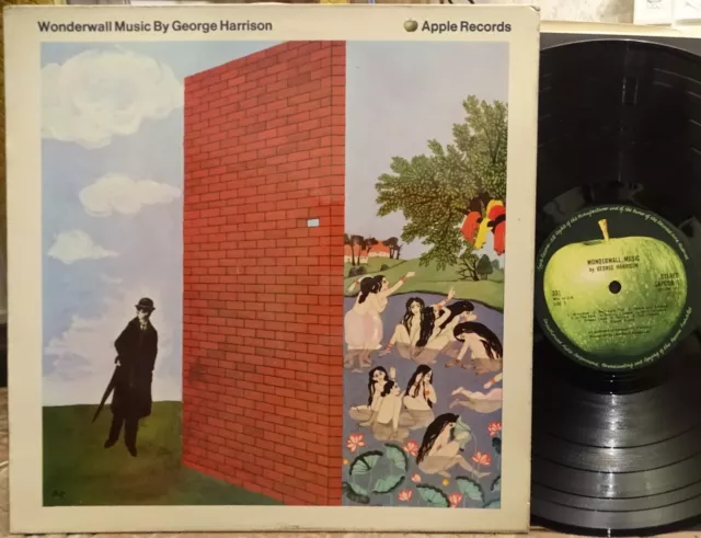 GEORGE HARRISON LP. WONDERWALL MUSIC. 1968 APPLE label. SAPCOR 1. EXCELLENT