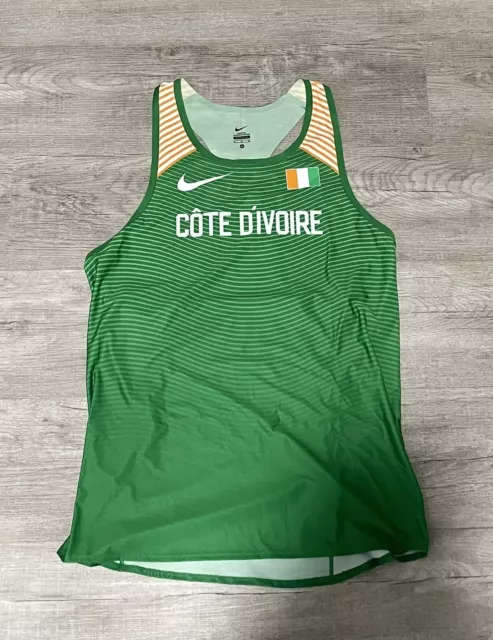 NIKE Mens Pro Elite West Africa Track & Field Running Singlet Men’s Size XL