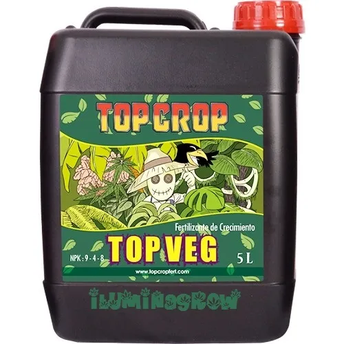 TOP VEG 5L Abono de Crecimiento, Fertilizante TOP CROP