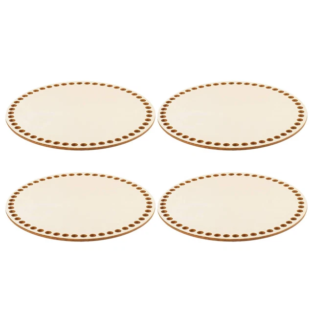 4 Pcs Kreuzstich Fester Rahmen Holz Strick- Und Häkelzubehör Korbflechten