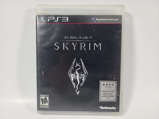 THE ELDER SCROLLS V: Skyrim PS3 PlayStation 3 - Complet CIB avec carte ...