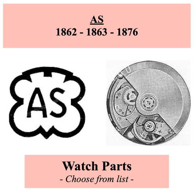 Roue Horloge Montre AS 13 153 Diamètre 8.65 Mm Pièce Mouvement