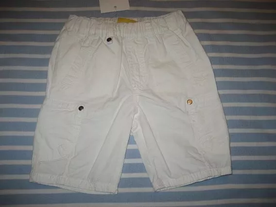 Steiff Bermudashorts NEU weiß Teddy Gr. 74 oder 86