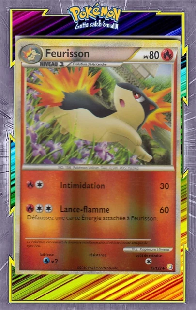 Reverse Fire - HS01:HeartGold SoulSilver-49/123 - French Pokemon Card