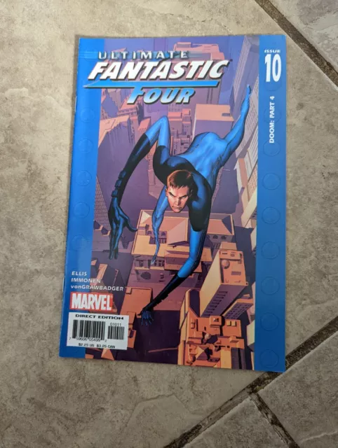 Ultimate Fantastic Four #10 (2004 Series) Marvel Comics 'Warren Ellis' VF/NM