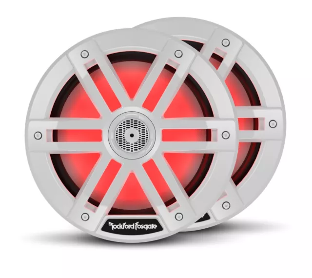 Rockford Fosgate Marine M1-8 COLOR OPTIX 20cm 200mm 2-Wege Lautsprecher weiß