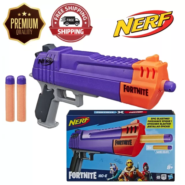 HC-E Mega Dart Blaster Nerf Fortnite E7510 Toy Gun