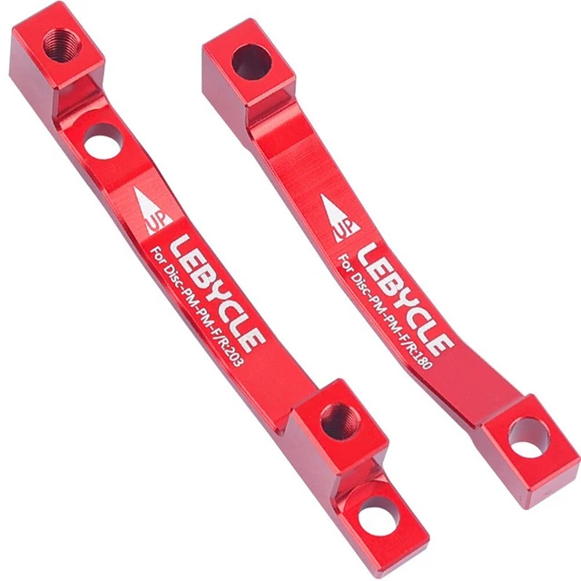 Adattatore Freno A Disco Bici MTB – Rotore Anteriore E Posteriore IS/PM 180/203 Mm, Montaggio Posteriore In Alluminio