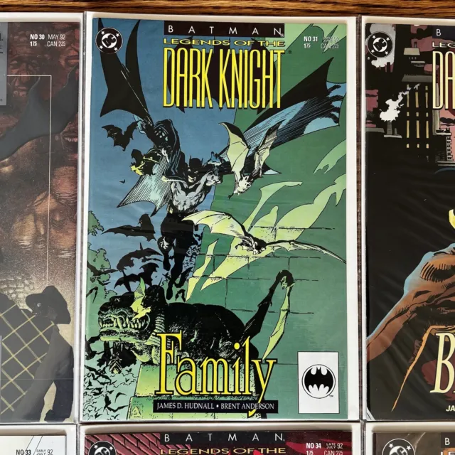 DC Comics BATMAN LEGENDS OF THE DARK KNIGHT Lot 30-38. NM. 1992 3