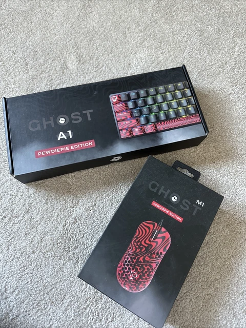 Pewdiepie Ghost A1 Keyboard with RED keys New Open Box Condition