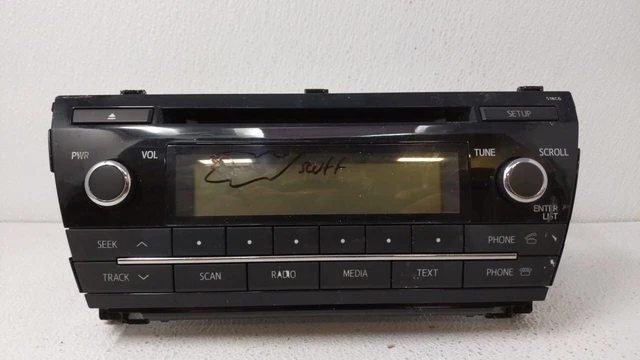 2014-2016 Toyota Corolla Am Fm Cd Player Radio Receiver EIPZZ