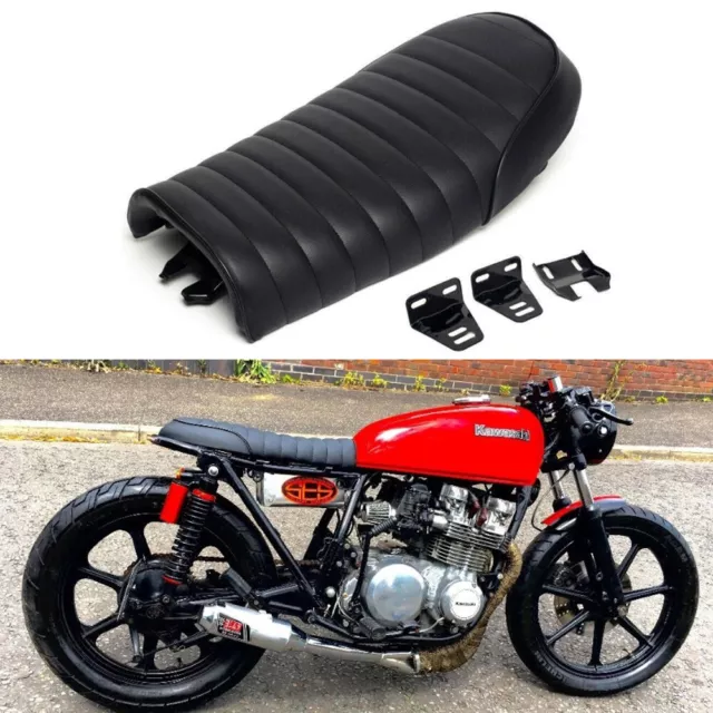 Motorcycle Cafe Racer Seat Flat Brat Hump Saddle For Kawasaki Kz650B Z650  Kz750B £44.75 - Picclick Uk
