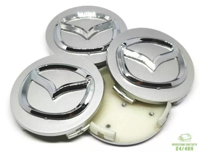 1 TAPPO COPRIMOZZO MAZDA 2 3 6 5 MX5 MPV CX 7 9 RX8 - Foto 6