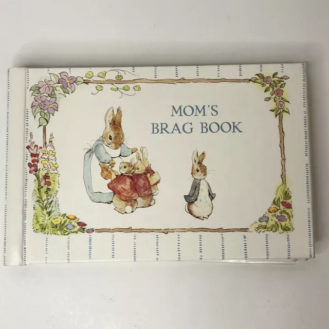 Beatrix Potter Baby Photo Album Moms Brag Book Peter Rabbit Vintage 1990s Small