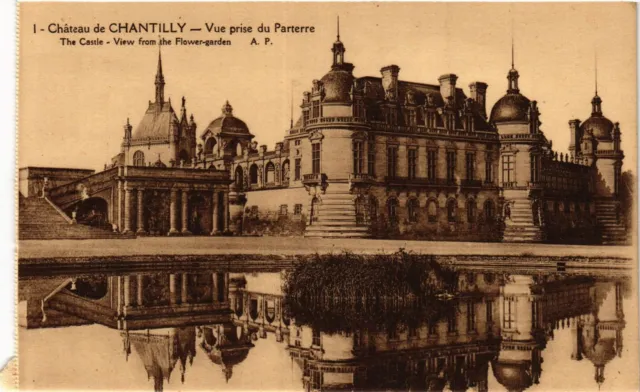CPA AK Chateau de CHANTILLY Vue prise du Parterre (423820)