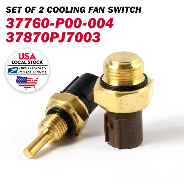 NEW SET OF Cooling Fan Switch & Coolant Sensor fit Honda Odyssey Accord