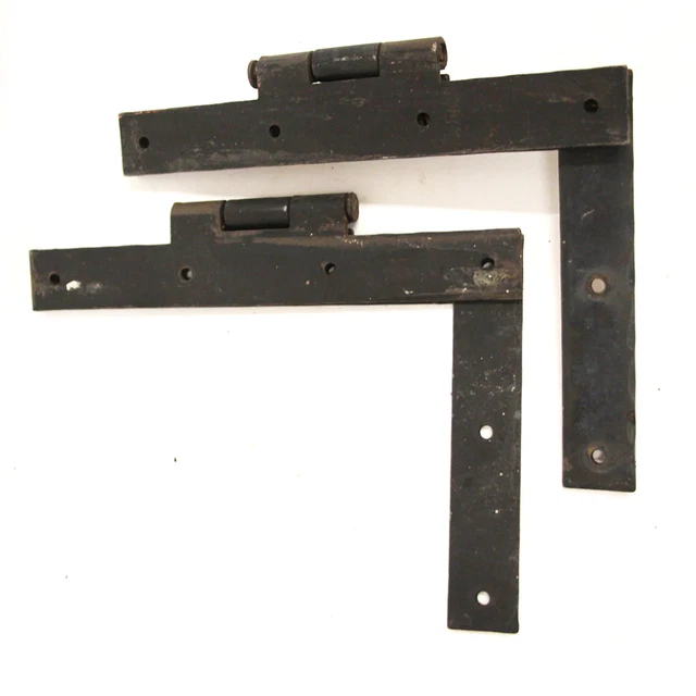 Antique Strap Hinge Right Hanging Pair L Shape