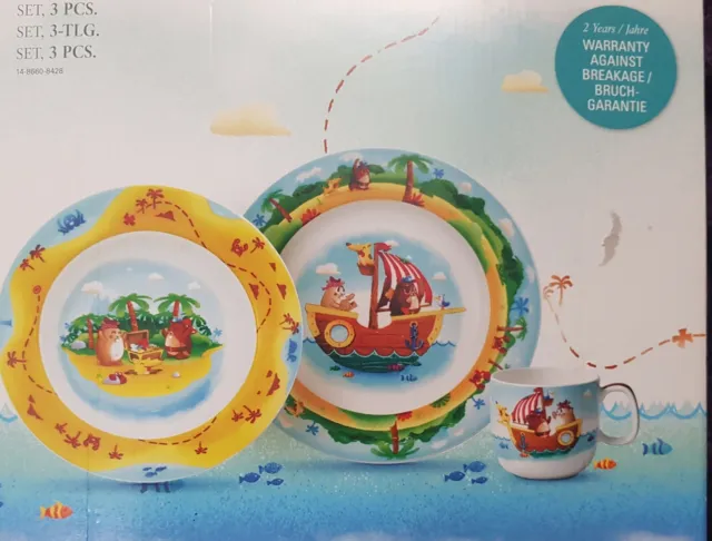 Villeroy & Boch Kids Adventures Of Chewy Set Child's Mug, Plate & Bowl